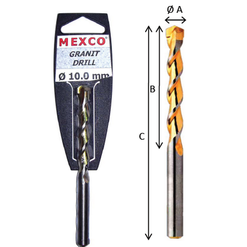 SKI - สกี จำหน่ายสินค้าหลากหลาย และคุณภาพดี | MEXCO ดอกเจาะแกรนิต 3.0 mm.